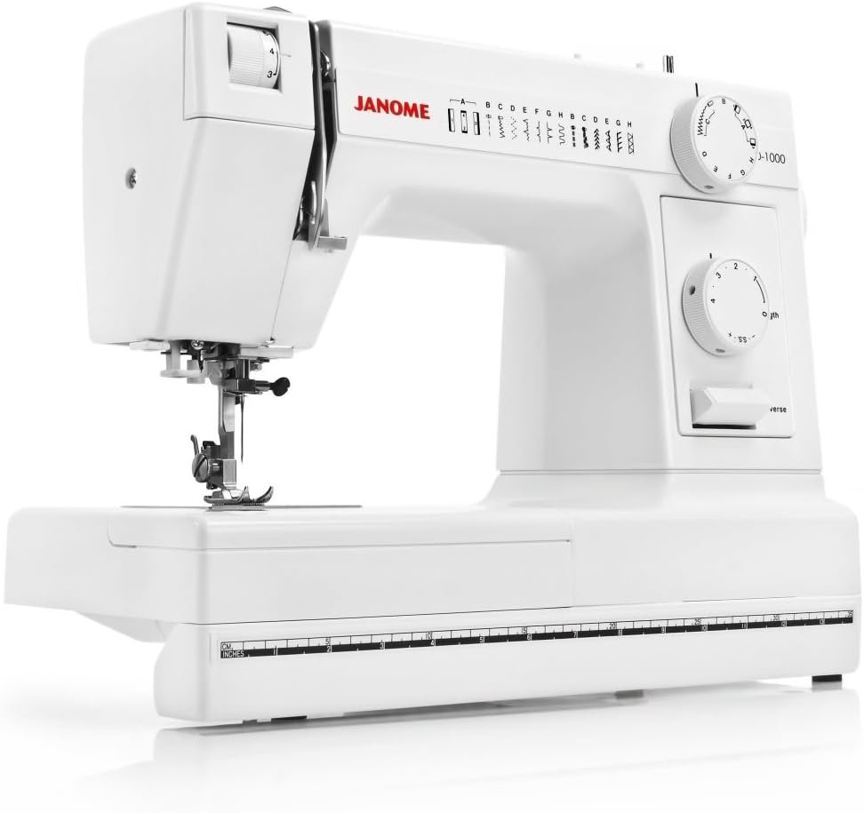 Janome HD1000 Heavy-Duty Sewing Machine with 14 Built-In Stitches